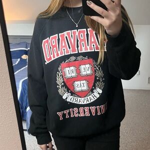 Harvard University Black Sweatshirt